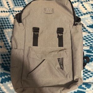 Gray Merchant & Craft Backpack and laptop case